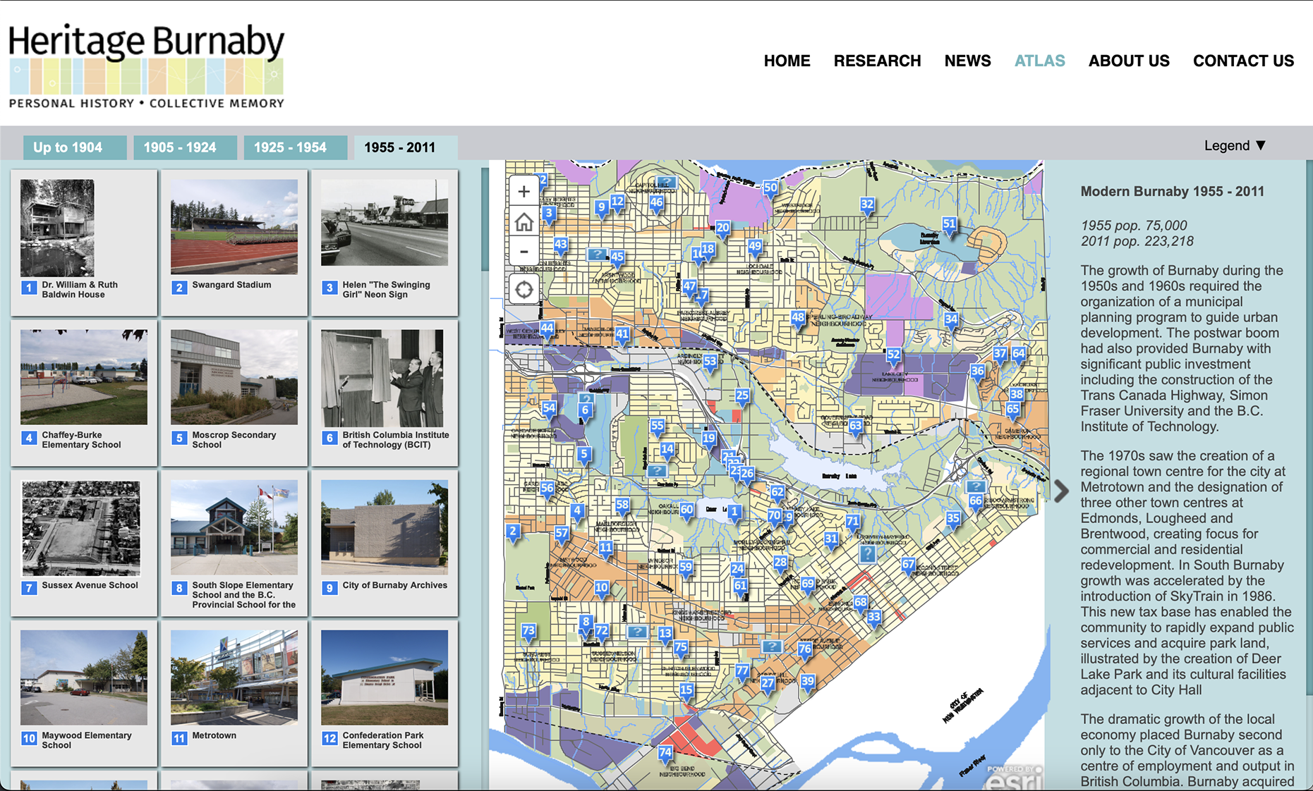 The old Charting Change Atlas