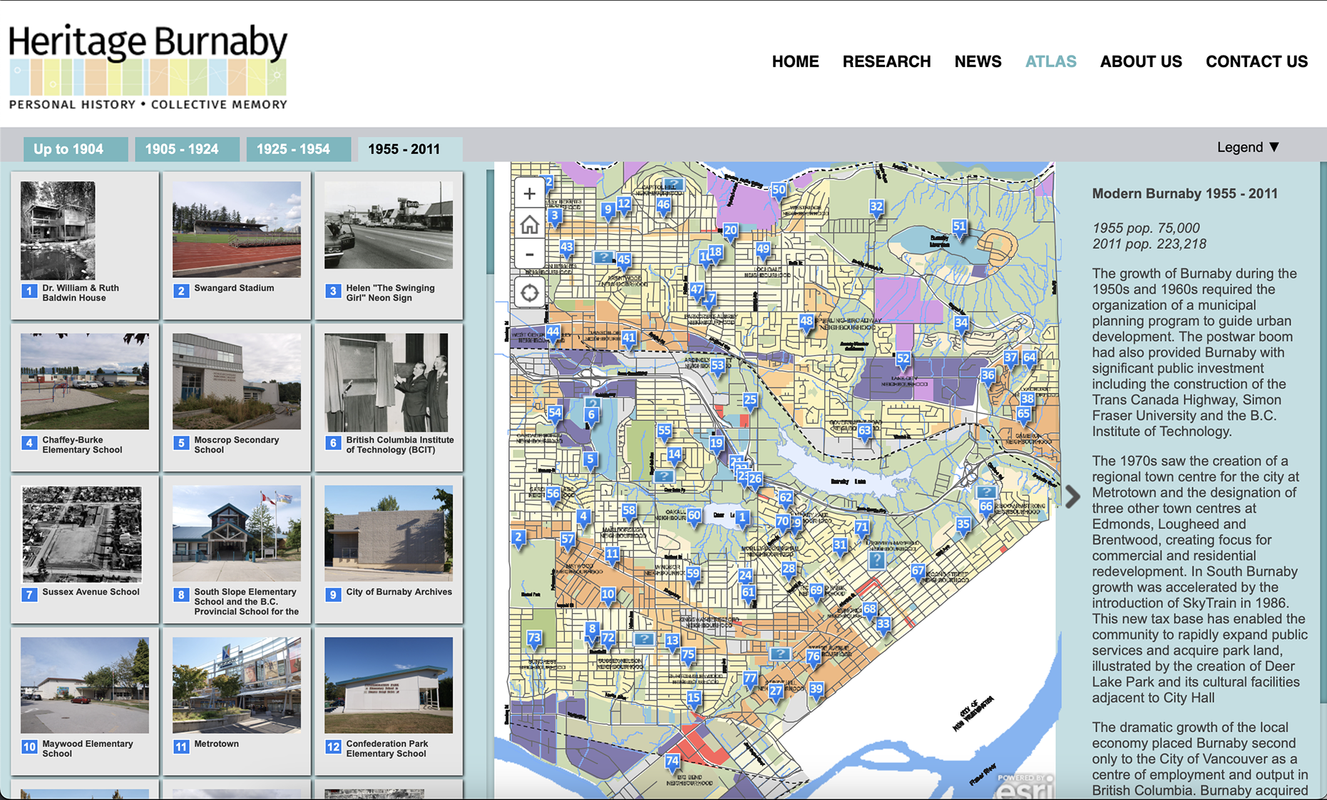 The old charting change atlas